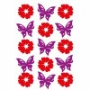 Naklejki HERMA Magic 6438 kwiaty i motyle z filcu