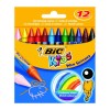 Kredki wiecowe BIC Wax Crayons 12 kol x1