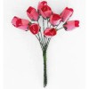 Kwiatki papierowe bukiecik tulipany rowe x10