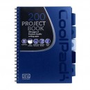 Koonotatnik A4 200k Patio Project Book dark blue