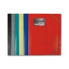 Teczka A4 z gumk Patio Flap Folder czerwona x1