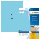 Etykiety Herma kolor 210x297mm niebieski x20
