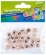Koraliki drewniane literki Craft with Fun 26e x1