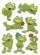 Naklejki HERMA Magic 6091 żaby, żabki wesołe x1