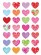 Naklejki HERMA Decor 3057 kolorowe serca x1