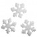 Styropianowe śnieżynki 75mm 24 x24