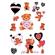 Naklejki HERMA Decor 5404 misie LOVE x1