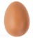 Jaja plastikowe 6cm naturalne x10