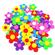 Naklejki z pianki 3D - kolorowe kwiatki x36