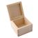 Pudełko drewniane kwadratowe 12,5x12,5x5cm x1