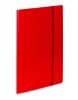 Teczka A4 z gumk VauPe Soft (1) czerwona x1