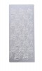 Sticker srebrny 01867 - baranek wielkanocny x1