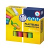 Plastelina Astra -  6 kol. fluo x1