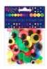 Oczka ruchome mix neonowe 75e x1 Oczka ruchome mix neonowe 75e x1