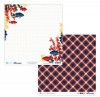 Papier do scrapbookingu 2-str Marine 2 x5 Papier do scrapbookingu 2-str Marine 2 x5