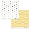 Papier do scrapbookingu 2-str Marine 5 x5 Papier do scrapbookingu 2-str Marine 5 x5