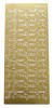 Sticker złoty 03468 - moc życzeń x1 Sticker złoty 03468 - moc życzeń x1