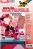 Filc kolorowy 1,5mm A4 Folia mix różowy x10
