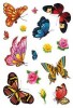 Tatuaż HERMA 6766 motyle, motylki i kwiaty