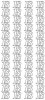 Sticker srebrny 23170 - \"18\" x1 Sticker srebrny 23170 - \"18\" x1