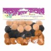 Pompony akrylowe odcienie brązu x30 Pompony akrylowe odcienie brązu x30