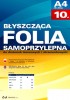 Folia A4 atrament samoprzylepna bezbarwna x10