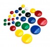 Magnesy do tablic 15mm czarne x10 Magnesy do tablic 15mm czarne x10