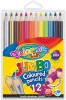 Kredki Patio Jumbo z temperówką 12 kol x1 Kredki Patio Jumbo z temperówką 12 kol x1