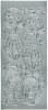 Sticker srebrny 02099 - 6 pisanek x1 Sticker srebrny 02099 - 6 pisanek x1