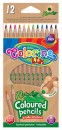 Kredki Patio naturalne drewno 12 kol x1 Kredki Patio naturalne drewno 12 kol x1