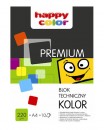 Blok techniczny A3 Happy Color 220g kolor 10k x1