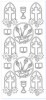 Sticker złoty 12560 - Komunia x1 Sticker złoty 12560 - Komunia x1