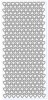 Sticker srebrny 20930 - małe serduszka x1