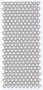 Sticker srebrny 20930 - mae serduszka x1