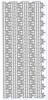Sticker srebrny 20950 - szlaczki x1 Sticker srebrny 20950 - szlaczki x1