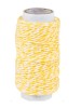 Sznurek bawełniany piekarski 20mb - żółty x1