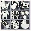 Elementy drewniane 45szt. baby Elementy drewniane 45szt. baby