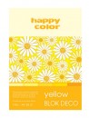 Blok A5 Happy Color Deco Yellow 170g 20k x1