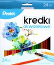 Kredki akwarelowe Pentel 24kol x1 Kredki akwarelowe Pentel 24kol x1