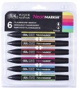 Zestaw Promarker 6szt. Neon Marker x1