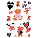 Naklejki HERMA Decor 5404 misie LOVE x1