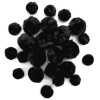 Pompony 10mm czarne 72e x1