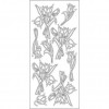 Sticker srebrny 02104 - tulipany x1 Sticker srebrny 02104 - tulipany x1