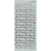 Sticker srebrny 03468 - moc życzeń x1 Sticker srebrny 03468 - moc życzeń x1
