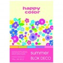 Blok A4 Happy Color Deco Summer170g 20k x1