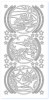 Sticker srebrny 01115 - pejzaż zimowy x1 Sticker srebrny 01115 - pejzaż zimowy x1