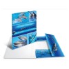 Teczka A4 z gumkami Herma - Delfiny x1 Teczka A4 z gumkami Herma - Delfiny x1