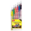 Długopisy żelowe Easy fluo 6kol. x1
