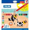 Kredki Milan Maxi sześciokątne 12kol. x1 Kredki Milan Maxi sześciokątne 12kol. x1