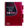 Kołonotatnik B5 200k Patio Project Book red x1